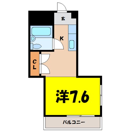 みどり町ハイツ（熊谷市美土里町）の物件間取画像